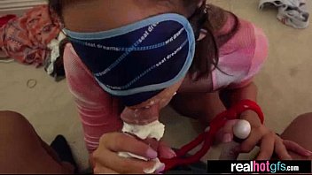 Preview 4 of Little Hit - (layla london) Amazing Real Hot GF Banged Hardcore In Sex Tape movie-19