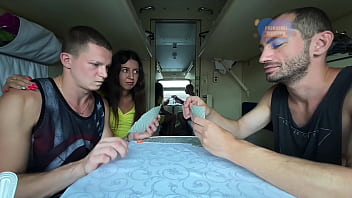 Preview 1 of Ruthless Blm - The cuckold lost his girlfriend at cards and now licks the cum from her pussy