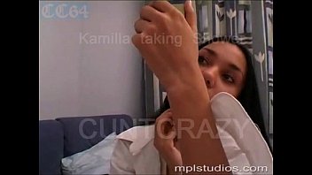Preview 1 of Gay Booty Gay - Sweet 18year old Kamilla undresses and has a leisurely bath