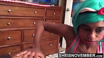 Preview 1 of Girl School Big - HD I&#039_m Anal Fucking My Step Daughter Little Asshole,  POV Blowjob,  And Hard Cock Taboo Doggystyle Fuck,  Cute Young Ebony Babe Sheisnovember Riding His Horny BBC With Curvy Big Brown Booty Cheeks Bouncing While Half Naked By Msnovember