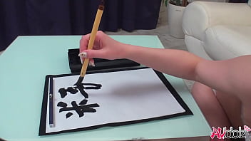 Preview 2 of Porn Gym Squirt - Japanese Renka Shimizu blows dick and writes on paper uncensored
