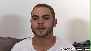 Preview 1 of School Bf Vido - Bigtitted ts latina bangs male after shower