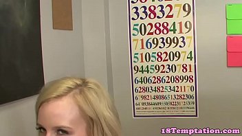Preview 4 of Mom And Youg - Real amateur teen tugging dick