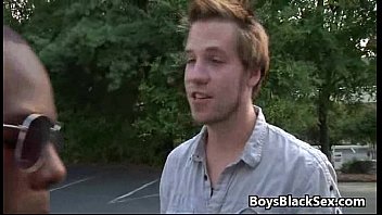 Preview 2 of Beefy Katie - Black Muscular Gay Dude Fuck Anally White Twink Hard 21
