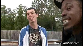 Preview 3 of Money Talk In Public Train - Black Muscular Gay Dude Fuck Anally White Twink Hard 04