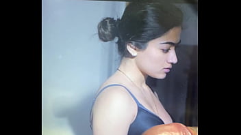 Preview 3 of Gaydek Gaydek Boy - Hot and sexy Rashmika Mandanna gets cum tribute load
