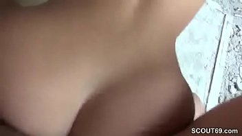 Preview 4 of Tits Gum Load - Nachbarstochter treibt es wild in altem Haus nebenan