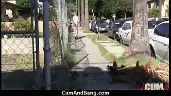 Preview 3 of Desyporn - Black chick gets gangbanged by a group of white guys 29
