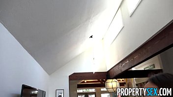 Preview 1 of Thin Cutie Pov - PropertySex - Hot body real estate agent fucks renter