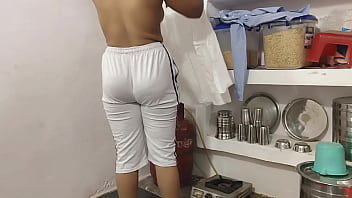 Preview 1 of Xxx Pap - QUICK FUCKING IN THE KITCHEN WITH THE girlfriend