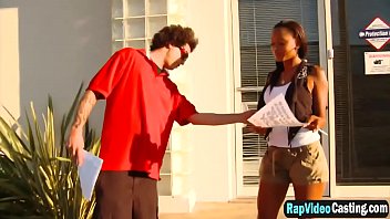 Preview 1 of Nitty America - Ebony Slut Porche Carrera Blowjob Riding Interracialorsha-carrera-1