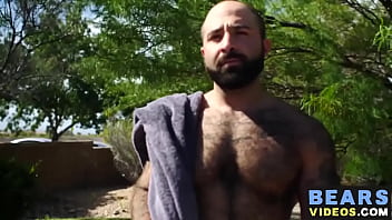 Preview 1 of Bra Sellerman - Voluptuous bear pumps raw cock deep and hard into asshole