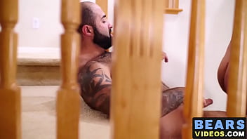 Preview 4 of Bra Sellerman - Voluptuous bear pumps raw cock deep and hard into asshole