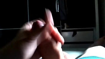 Preview 2 of Tranny Fucking Bbw - Punheta p&oacute_s-banho.