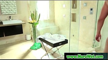 Preview 4 of Trk Lesbiyen - hot japanese gives wet nuru massage 18