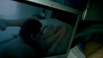 Preview 1 of Ypuporn Hairy5 - Guy masturbating in train watching porn