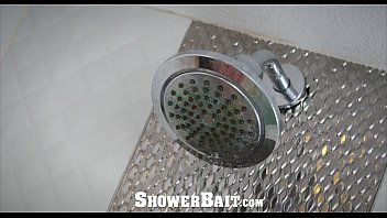 Preview 1 of Awek Melayu Isap Kote Di Tangga - ShowerBait - Horny Fucker Adam Bryant Caught in the Shower