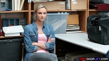 Preview 1 of Telug Aunty Outdoor Sex Viedo D - Skinny teen steals from a store and gets caught by security
