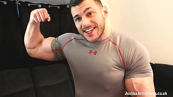 Preview 1 of Filipine Parol - Cock wanking on lycra biceps