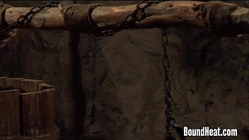 Preview 3 of Horse Very Hot Xxx Video - Mistress Showing Strapon To Two Slaves