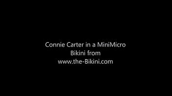 Preview 1 of Japanese Lesbian Sleep - Connie Carter in a Minimicro bikini 3