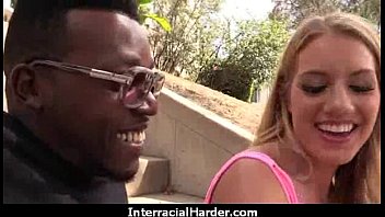 Preview 1 of Submissive Ugly - White Girl Spit Roasted By Big Black Cock 13