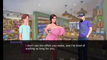 Preview 1 of Sister Fuck Playing Games - SexNote Cap 43 - le como el co&ntilde_o a una MILF de tetas enormes
