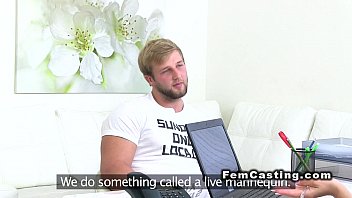 Preview 2 of 15th Ave Bookstore - Blonde agent in stockings fucks in office