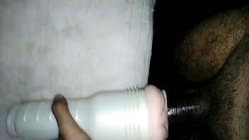 Preview 2 of Anal Hole Close Up - Indian Guy Fucking The Fleshlight For The FirstTime