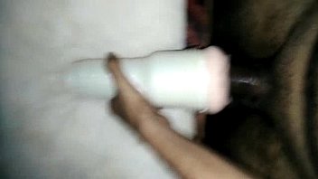 Preview 1 of Anal Hole Close Up - Indian Guy Fucking The Fleshlight For The FirstTime