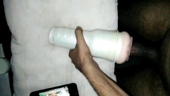 Preview 4 of Anal Hole Close Up - Indian Guy Fucking The Fleshlight For The FirstTime