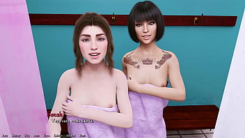 Preview 4 of Sex In 18yrs - Being A DIK #39 - Mel The Short Black Harried Freshman Gives Me A Sloppy Blowjob in The Sorority Bathroom While I Took A Bath,  We Ended With Getting Busted By Another Sorority Girl