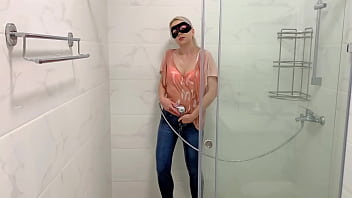 Preview 2 of Vio Live - RIPOFF: Mia&#039_s Mimi wild excitement in the shower