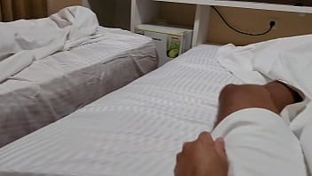 Preview 1 of Brazzers Romantic Sex Road - Sharing a hotel room with my stepmother. Stepson caught stepmom masturbating