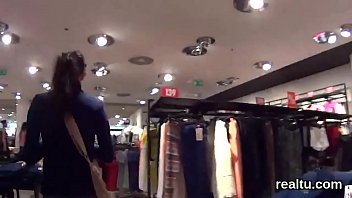 Preview 4 of Nude Photoshot - Attractive czech teen is teased in the supermarket and poked in pov
