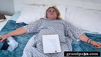 Preview 1 of Www Mom Fak Movi - Beautiful Young Latina Nurse Makes Old Dude&#039_s Final Wish Come True