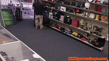 Preview 1 of Mutch Men - Real pawnshop amateur gets mouthfulf of cock