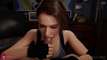 Preview 1 of Gogi And Girl Sex - Jill Blowjob and Tease