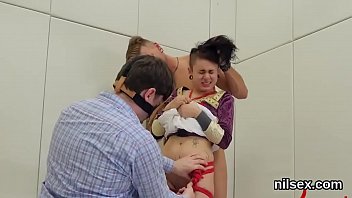 Preview 1 of Mommy Peep - Slutty girl is taken in anal assylum for painful therapy