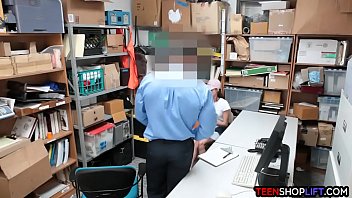Preview 1 of Julia Ann Fuck My Best Friends - Tiny teen shoplifter caught and fucks to avoid the cops