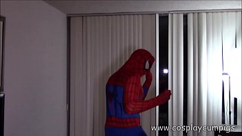 Preview 1 of Masabaw Ang Pekpek Ni Neneng - Drowning in Web - a DeadPool Spider-Man Gay XXX Cosplay