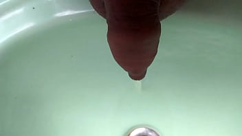 Preview 2 of Dangle Cigarette - piss in basin