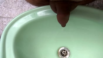 Preview 3 of Dangle Cigarette - piss in basin