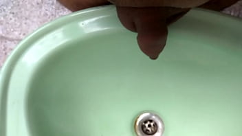 Preview 4 of Dangle Cigarette - piss in basin