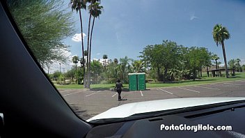 Preview 1 of Sis And Nro - Chubby mexican sucking cocks in parking lot