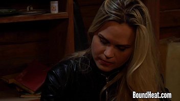 Preview 1 of Sleep Vids Porn Fase - Undressing Lesbian Mistress Dressed In Leather