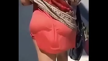 Preview 1 of Granny Voyer - Desi auntie Booty