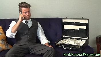 Preview 1 of Laltrin Bulla Sex - Spunky mouthed masseuse
