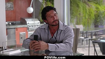 Preview 1 of 18 And 19 Sixy - MyBabySittersClub - Sexy Exotic Babysitter (Audrey Royal) Fucks Boss On Job