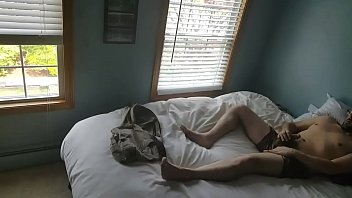 Preview 2 of Big Cock Honeymoon - aidanx solo session 4 720p